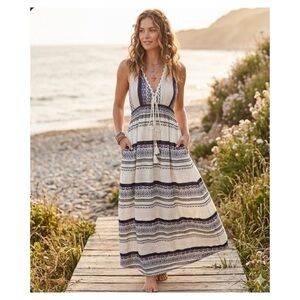 Lanidor Collection Cotton Boho Maxi Dress